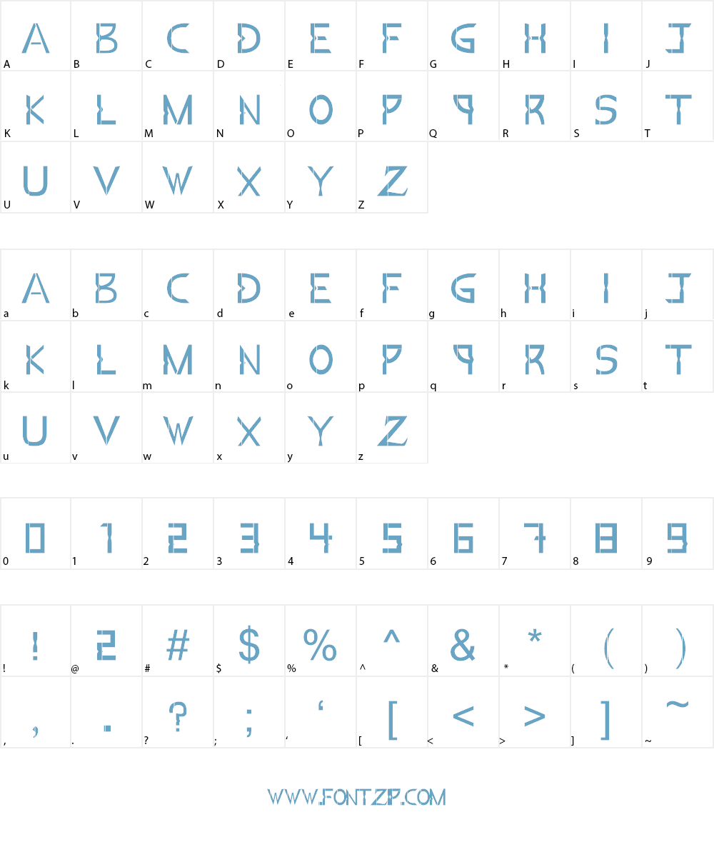 Lord ZeDD Release - LJ Studios Font Character